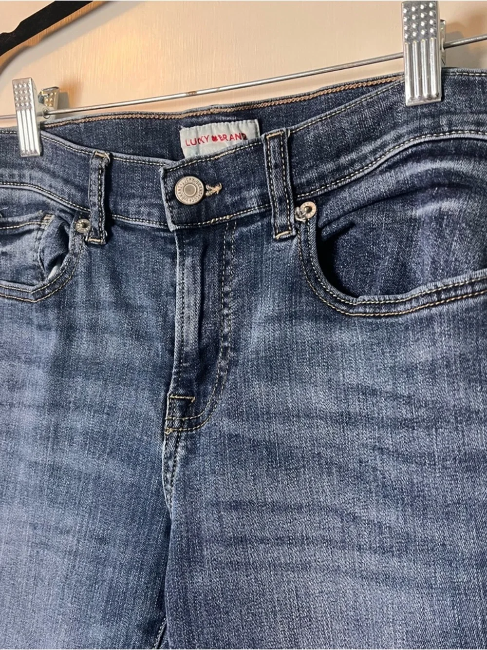 Lucky Brand Womens Sweet Mid Rise Boot Cut Jeans Medium Wash‎ Sz. 8/29